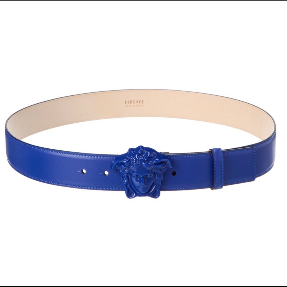 Versace La Medusa Leather Belt